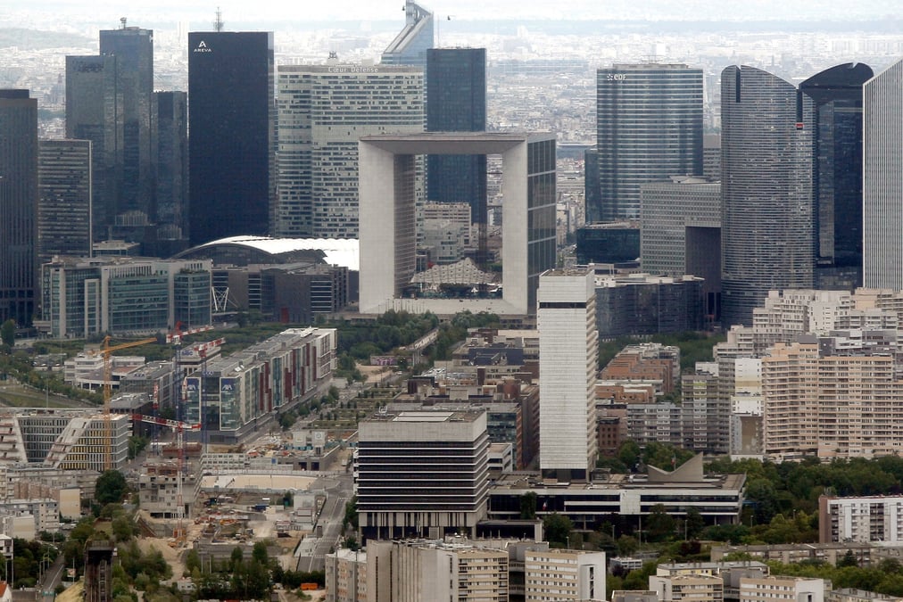 Vue du quartier de la defense