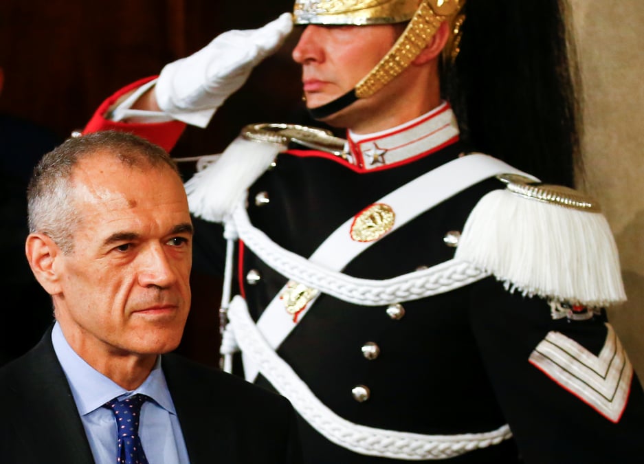 Cottarelli accompagnera l'italie vers de nouvelles elections