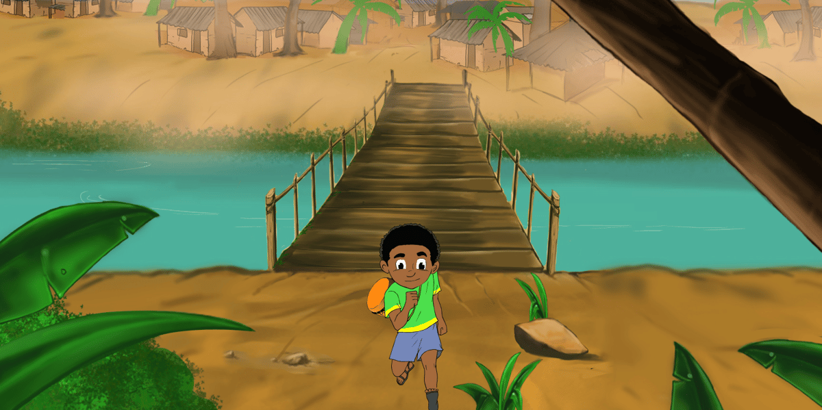 Le dessin animé "La jungle de Jabu" qui passe sur Gulli Africa.