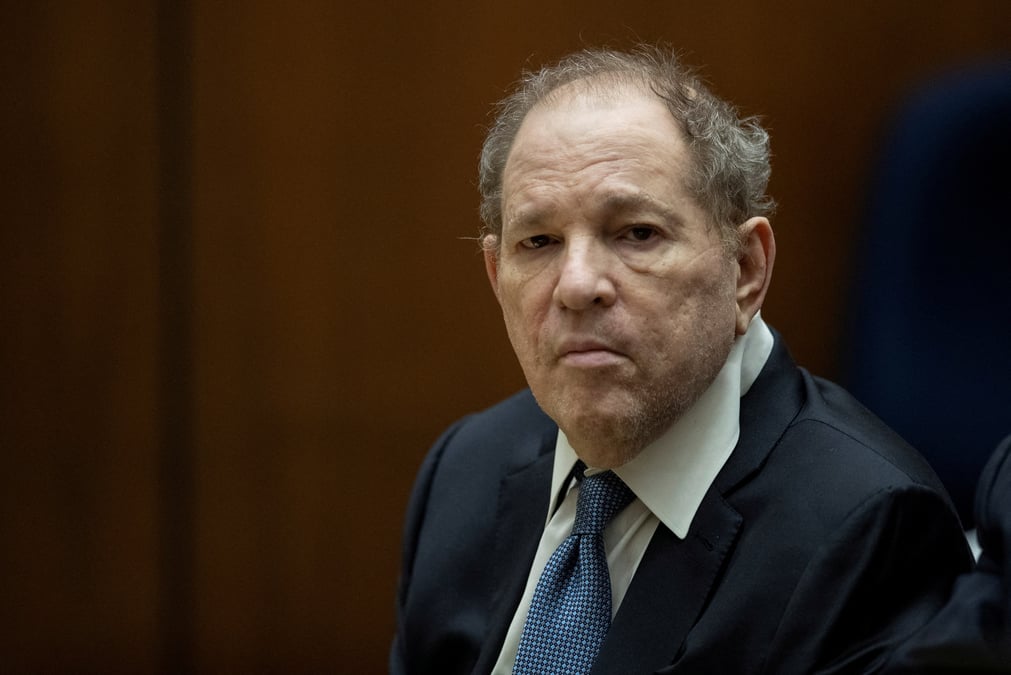 L'ancien producteur de films harvey weinstein devant un tribunal de los angeles, en californie