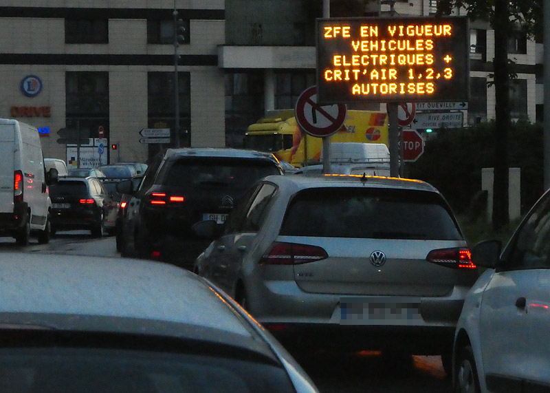 Les véhicules Crit'air 4 et 5 sont interdits de circulation dans 13 communes de la Métropole de Rouen depuis un an.