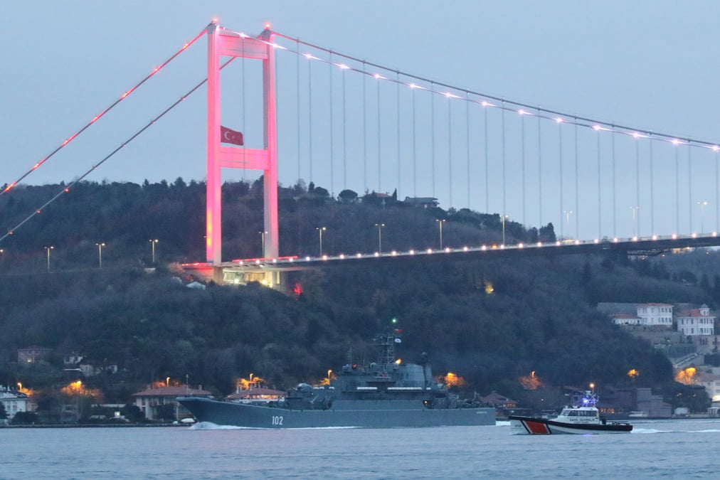 Washington preoccupe par la volonte de blocage russe en mer noire