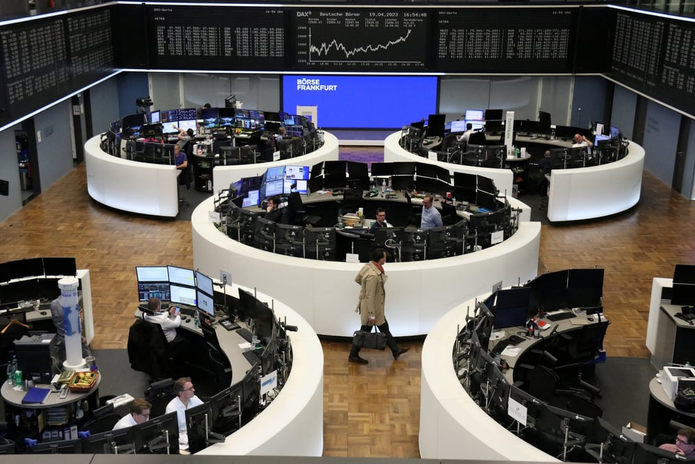 La bourse de francfort (allemagne)