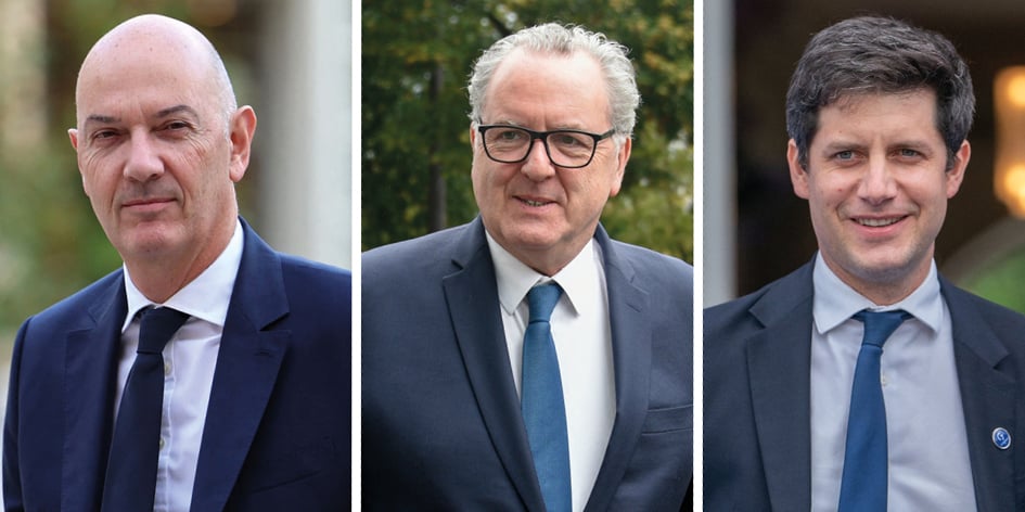 Roland Lescure, Richard Ferrand, Julien Denormandie
