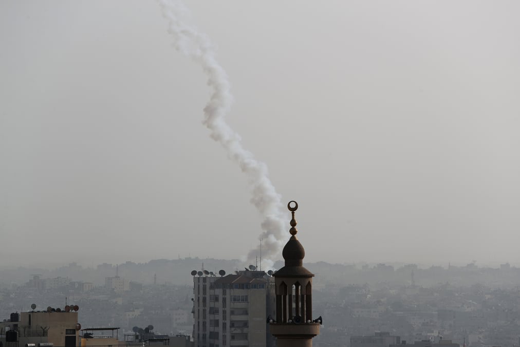 Tirs de roquettes palestiniens en direction d'israel