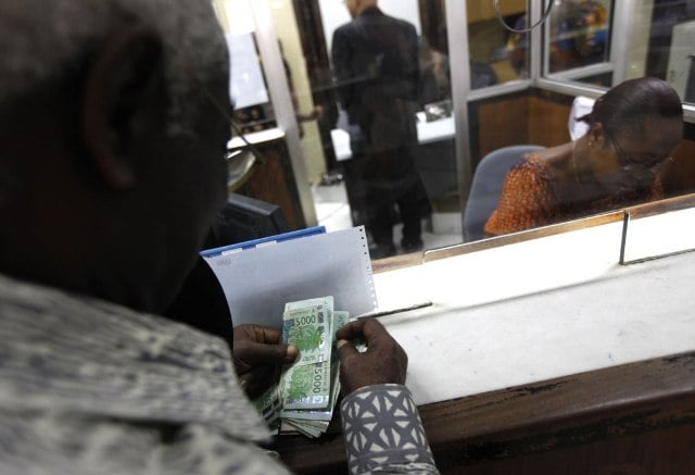 Guichet banque argent Côte d'Ivoire