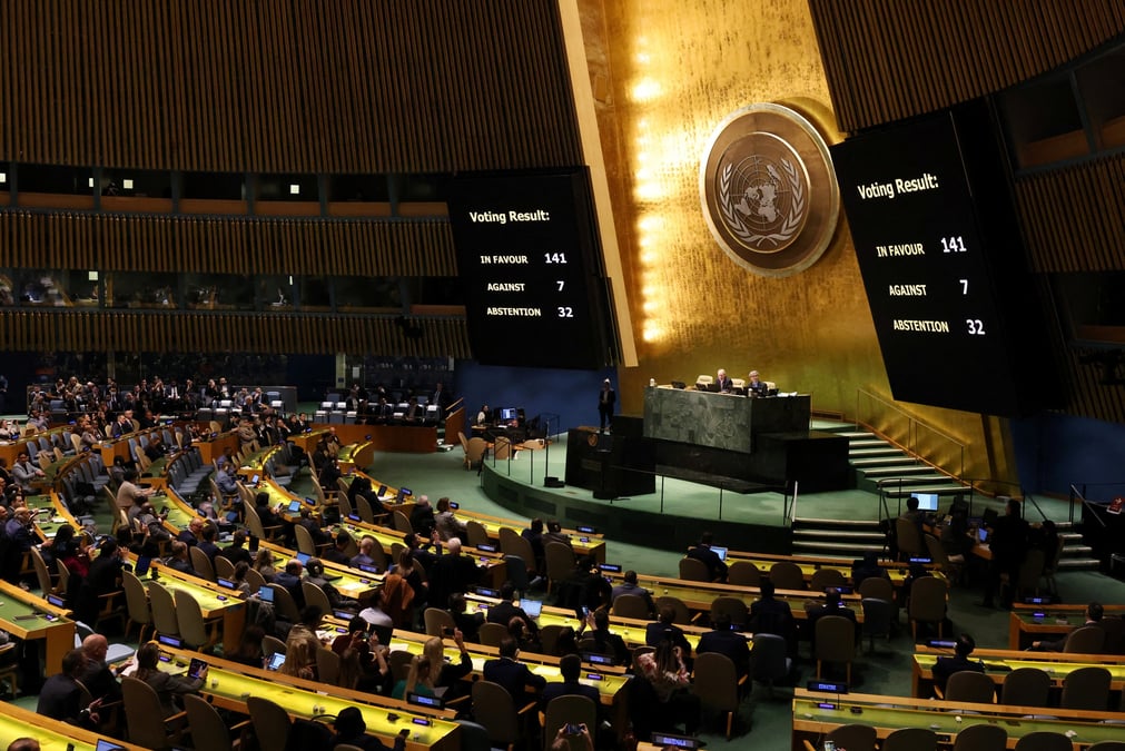 Reunion de l'assemblee generale des nations unies a new york