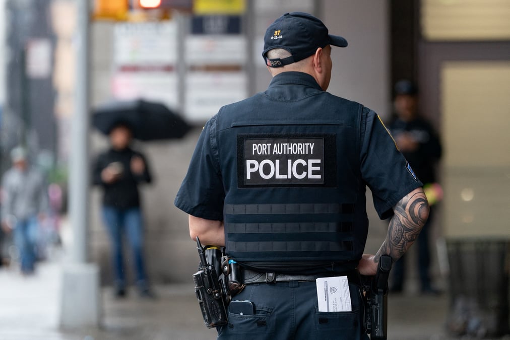 Un officier de police americain