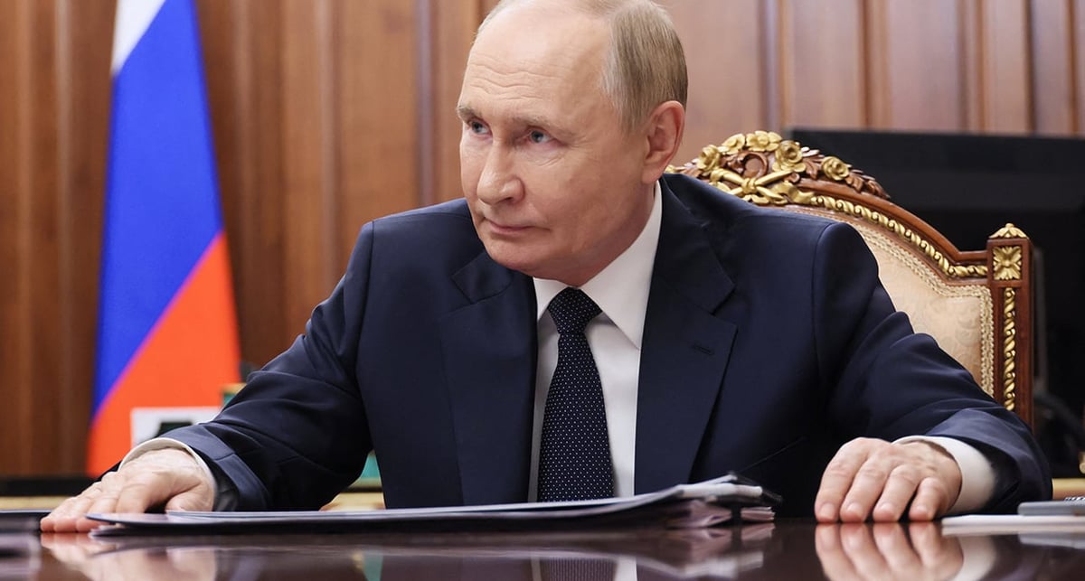 Vladimir Poutine, au Kremlin, à Moscou, le 4 août.