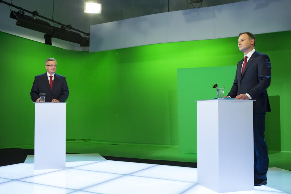 Debat entre les deux candidats du second tour en pologne