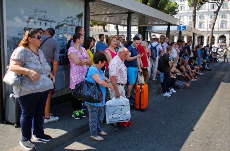 Greve nationale des transports publics en italie