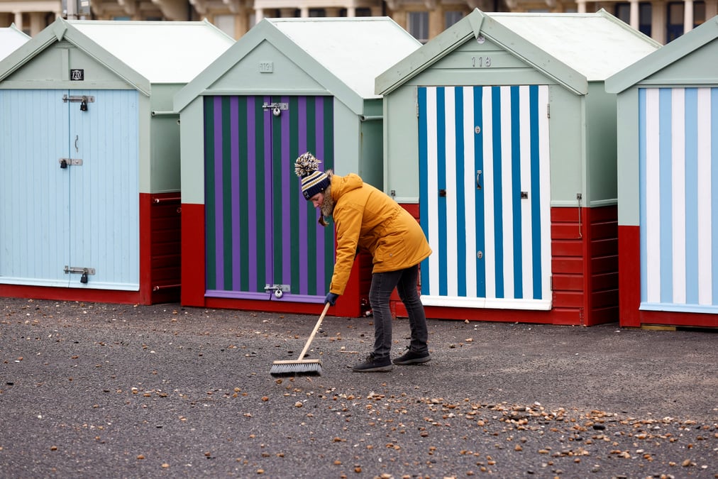 Tempete eunice: pres de 200.000 foyers britanniques toujours prives d'electricite