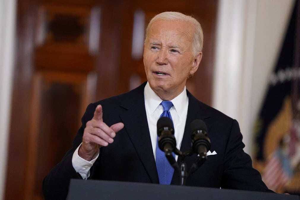 Le president americain joe biden a la maison blanche a washington