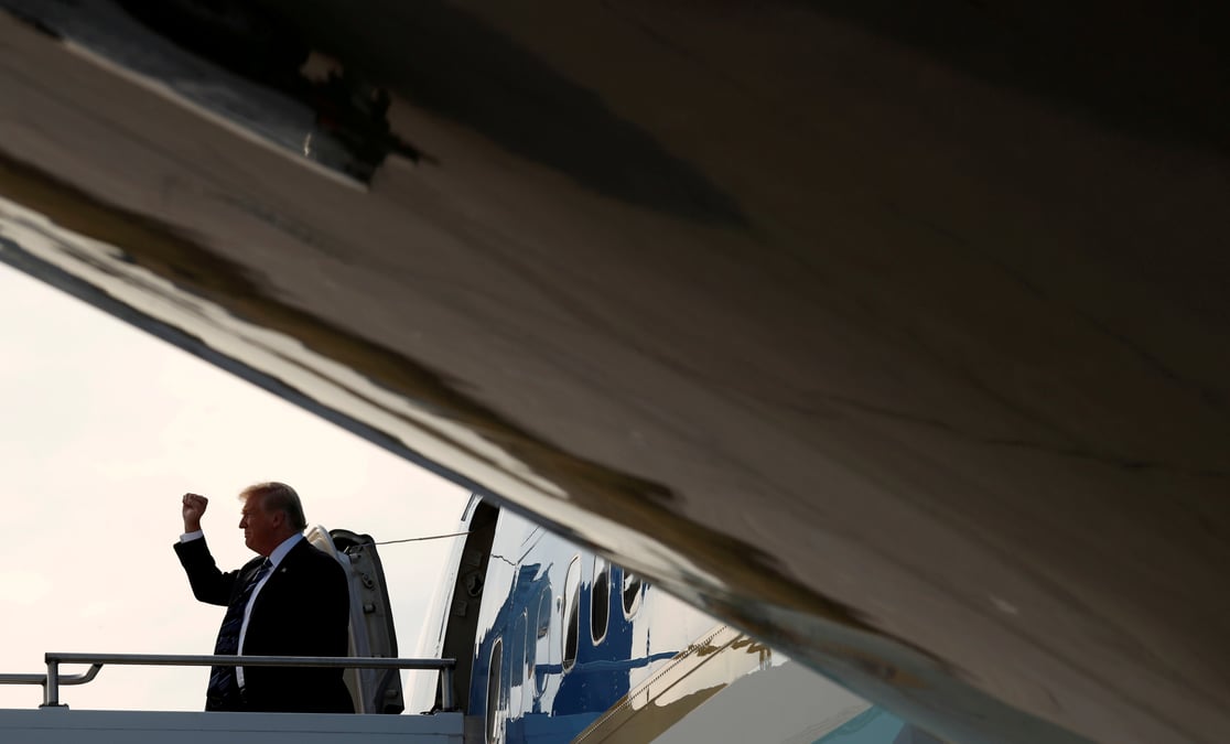 Apres la tribune dans le ny times, trump evoque une menace contre la democratie