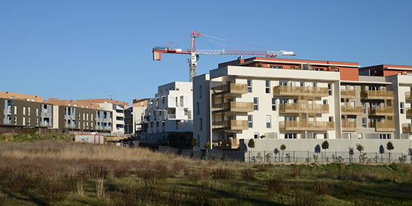 Le quartier des Grisettes, à Montpellier (mars 2019)