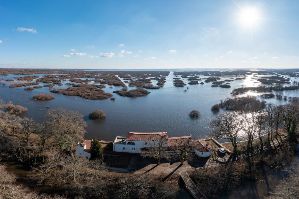 La Loire-Atlantique est le deuxième département français en termes de surface de marais avec 72.000 hectares, derrière la Camargue