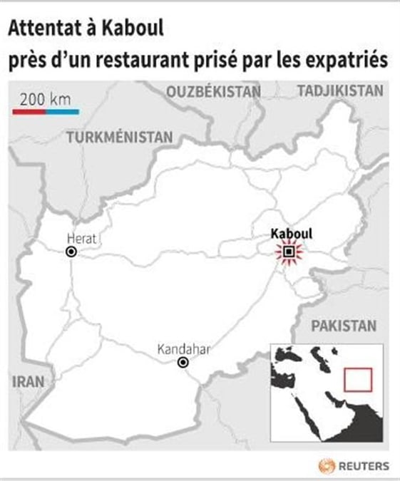 Attentat à Kaboul contre un restaurant prisé des expatriés