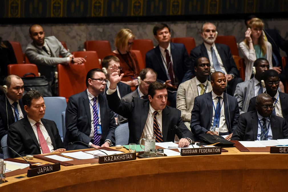 La russie oppose son veto a l'onu a une resolution sur la syrie