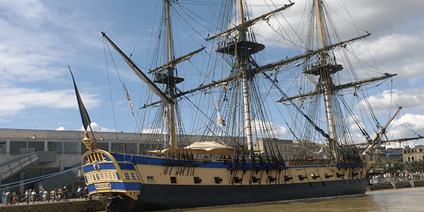 L'Hermione à Bordeaux