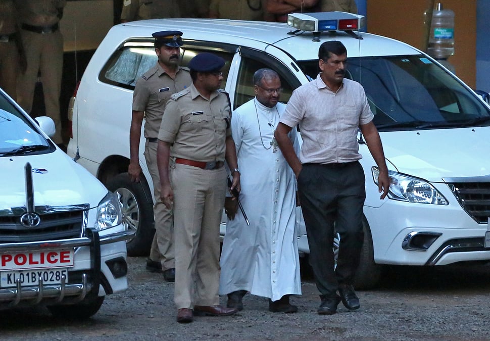 Inde: la police du kerala arrete un eveque accuse de viol