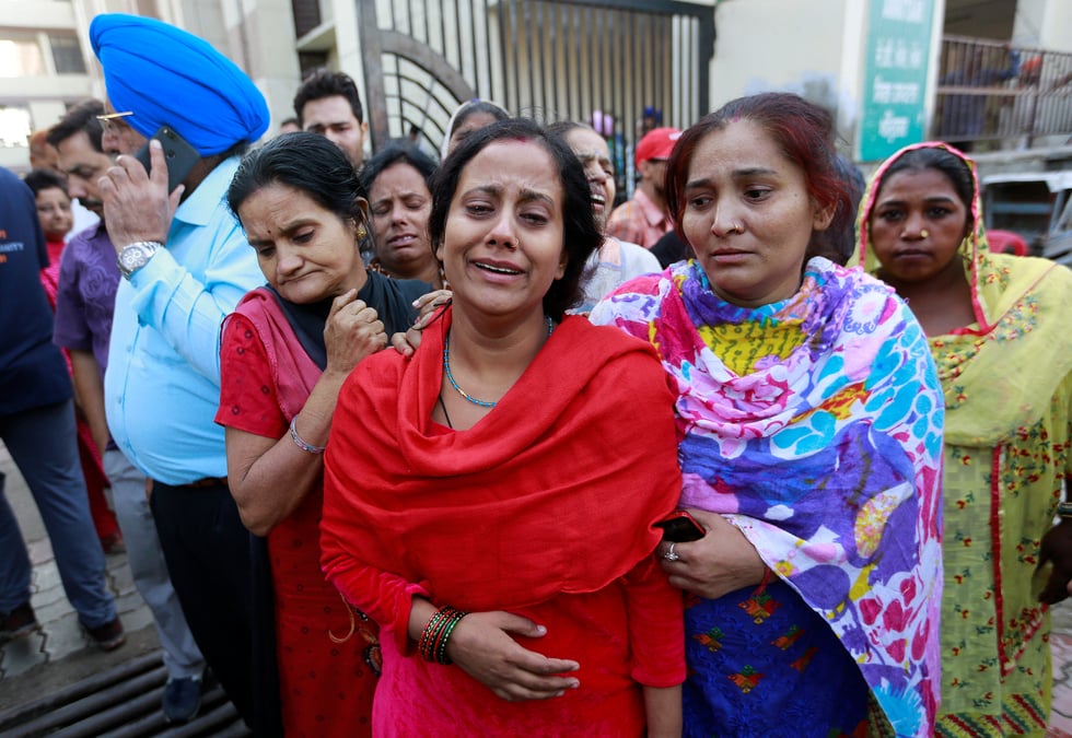 L'accident de train a amritsar en inde a fait 59 morts