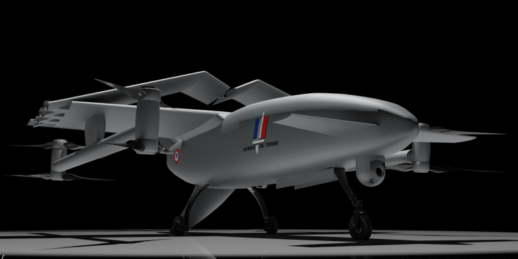 Le drone cargo hybride sera capable de transporter 150 kg sur une distance pouvant aller jusqu'à 800 km.