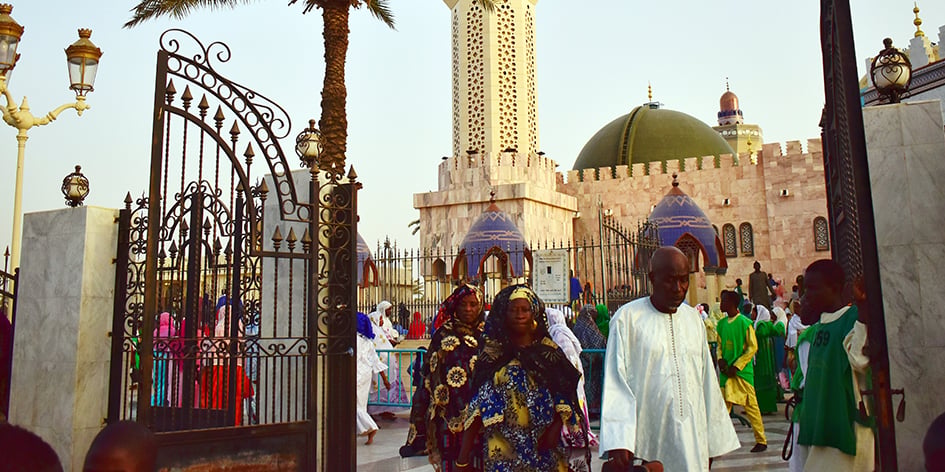 Grande mosquée de Touba, le 7 février.