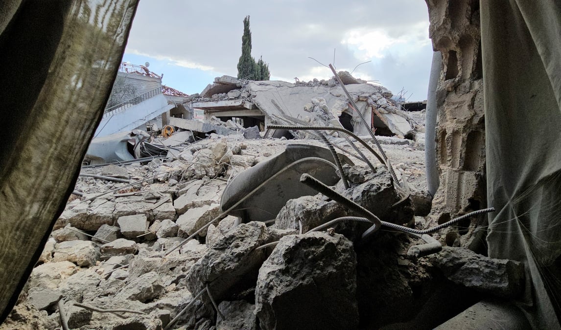 Consequences des frappes israeliennes sur la vallee de la bekaa au liban
