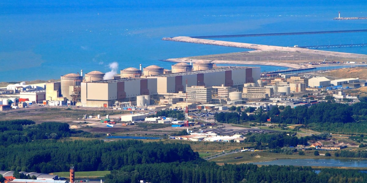 Le site nucléaire de Gravelines.