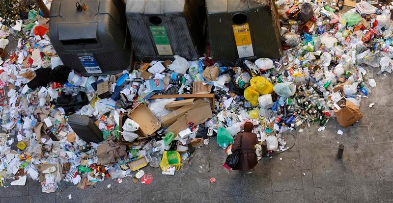 Deuxième semaine de grève des agents de nettoyage à Madrid