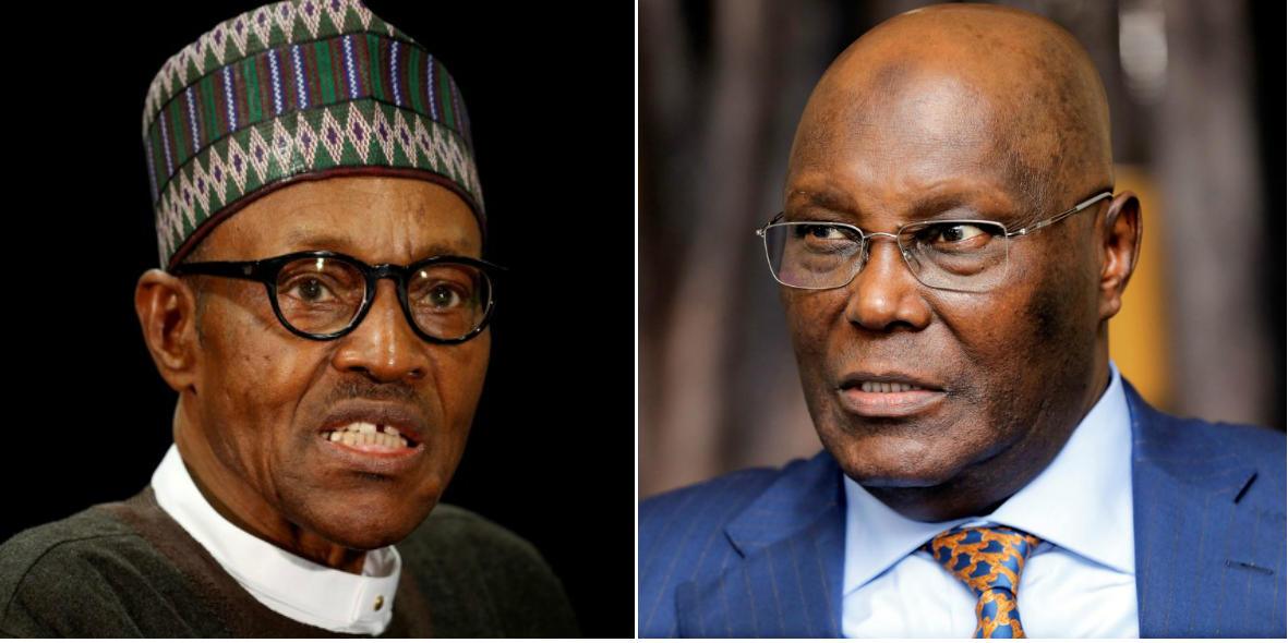 collage Buhari Atiku Nigeria