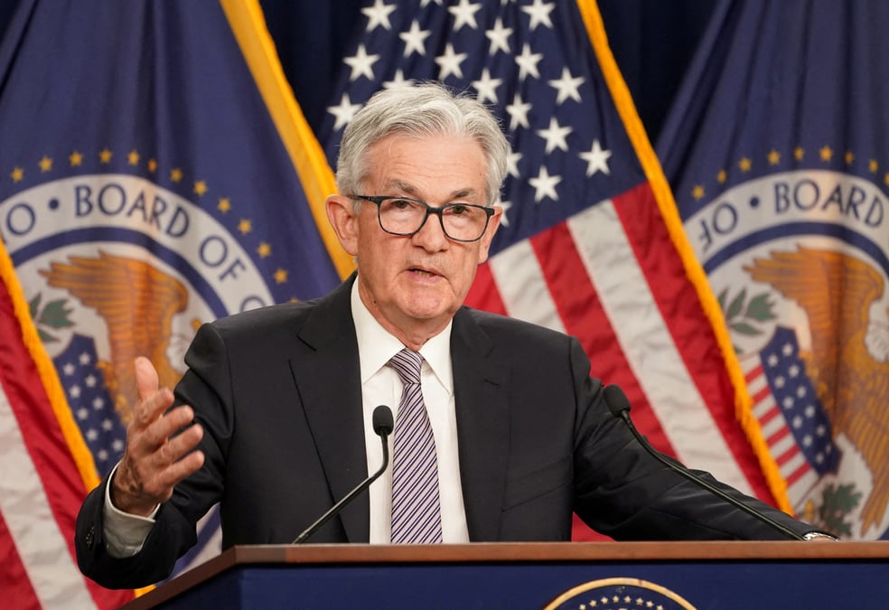 Photo d'archives du president de la reserve federale americaine, jerome powell
