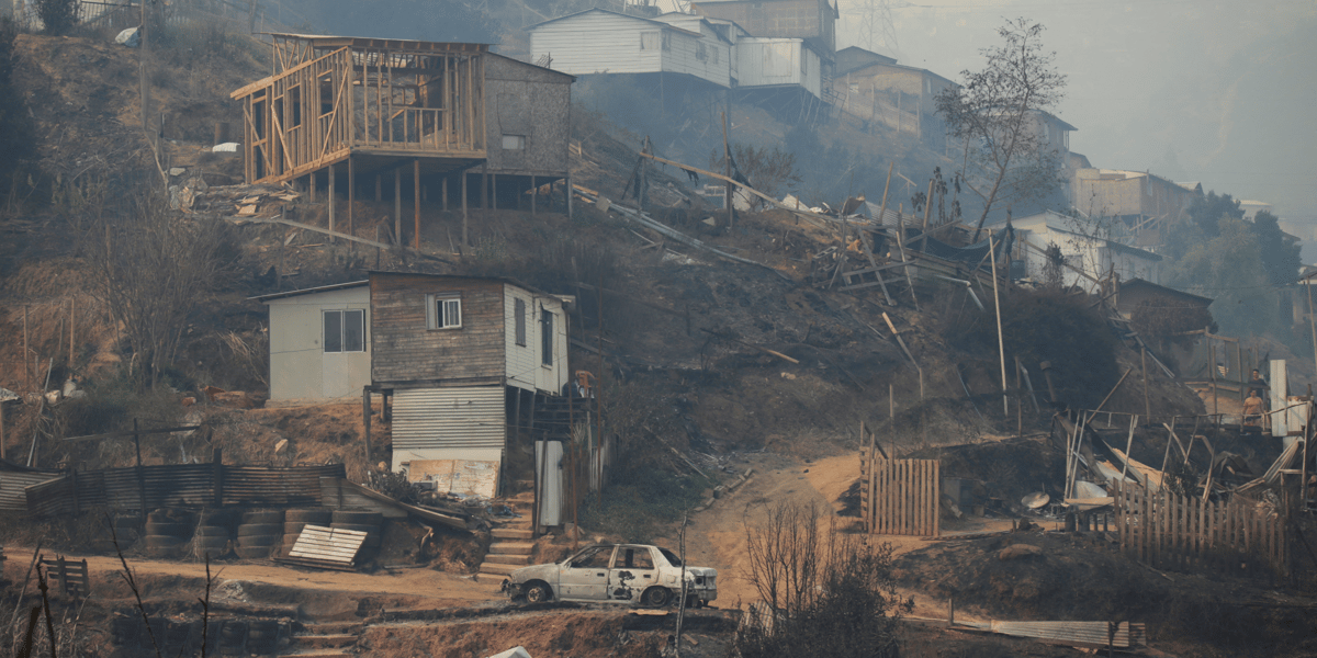 Les incendies de foret au chili