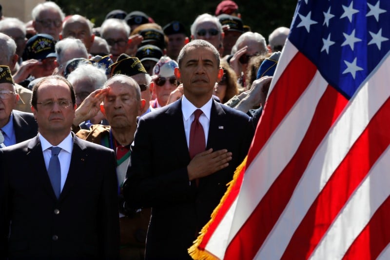 Hollande et Obama lancent les cérémonies du "D-Day"