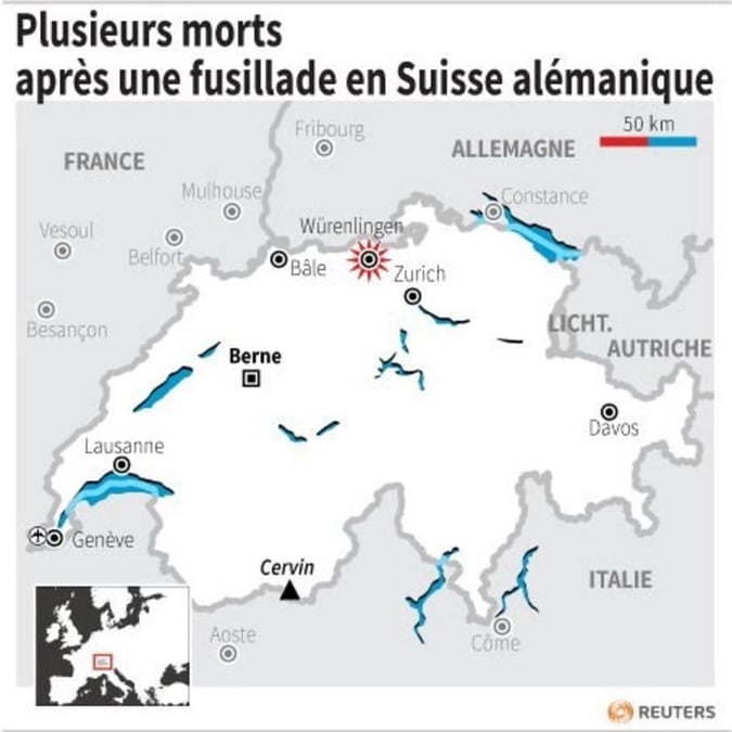 Plusieurs morts apres une fusillade en suisse alemanique
