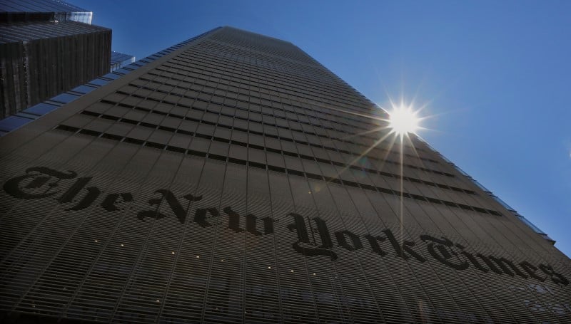 Suppression d’une partie des activites du new york times a paris