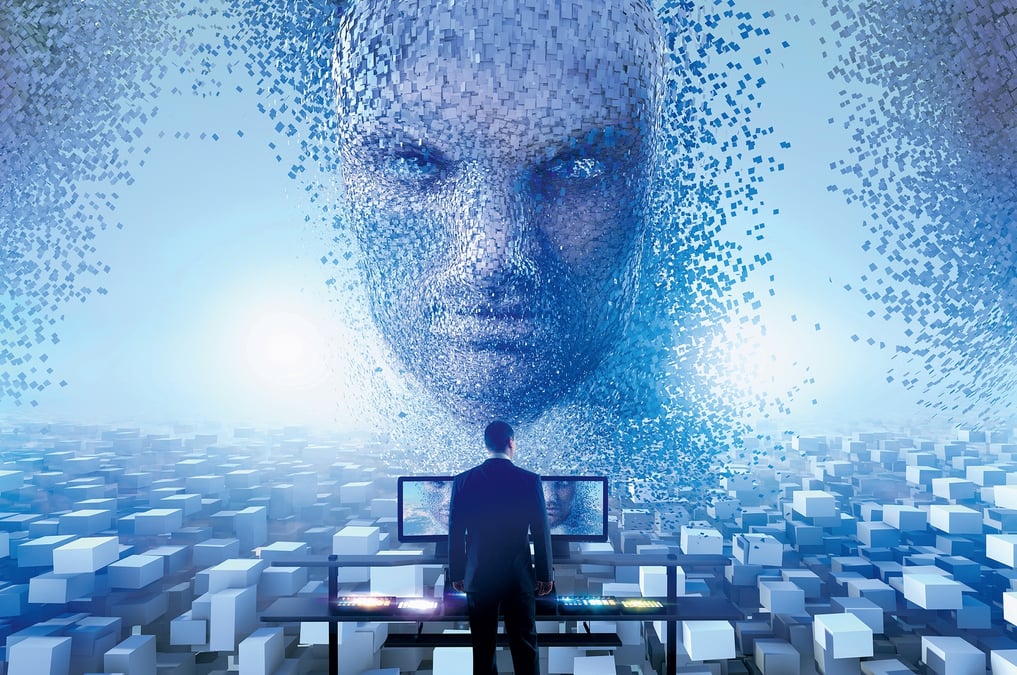 IA, intelligence artificielle, allégorie, illustration