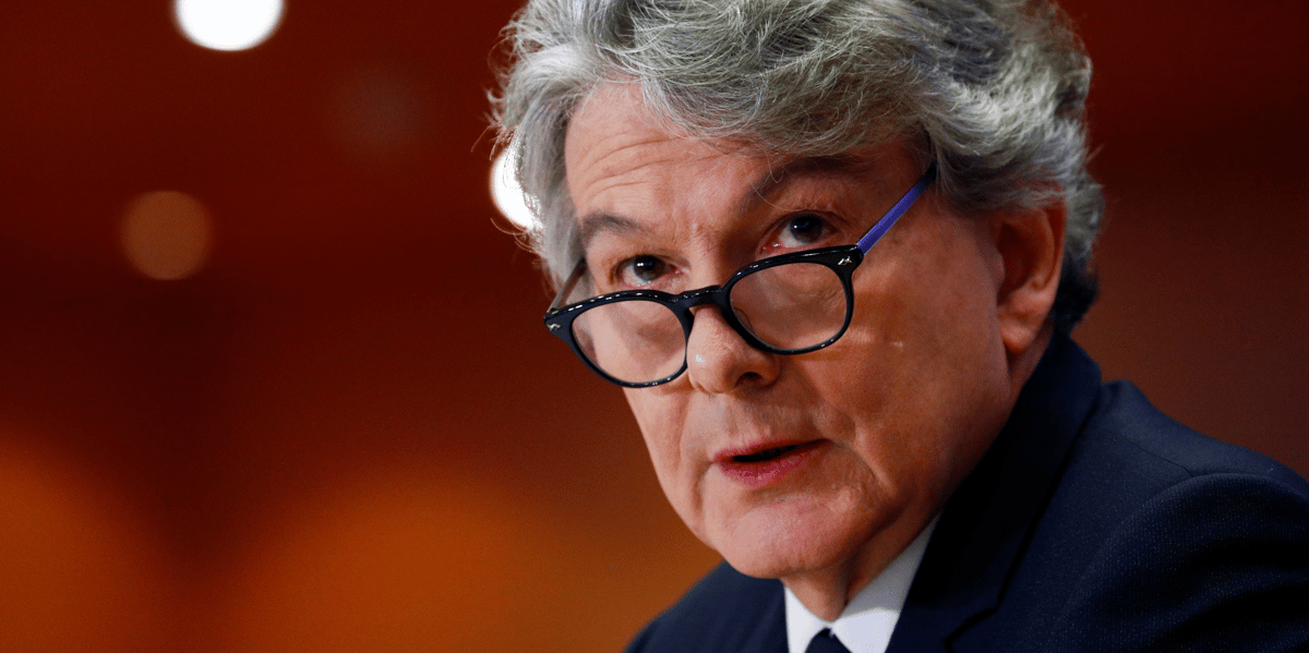 Thierry Breton, commissaire européen au marché intérieur