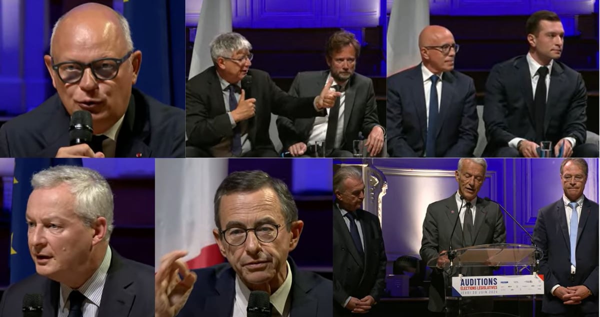 Les différents partis et coalitions étaient auditionnés devant le patronat.