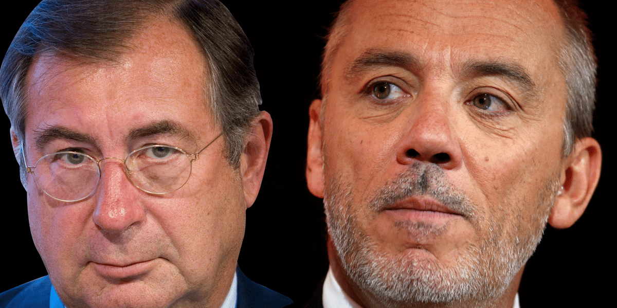 Martin Bouygues et Stéphane Richard