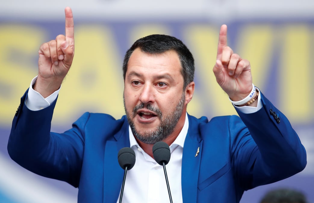 Salvini s'en prend de nouveau aux regles budgetaires de l'ue