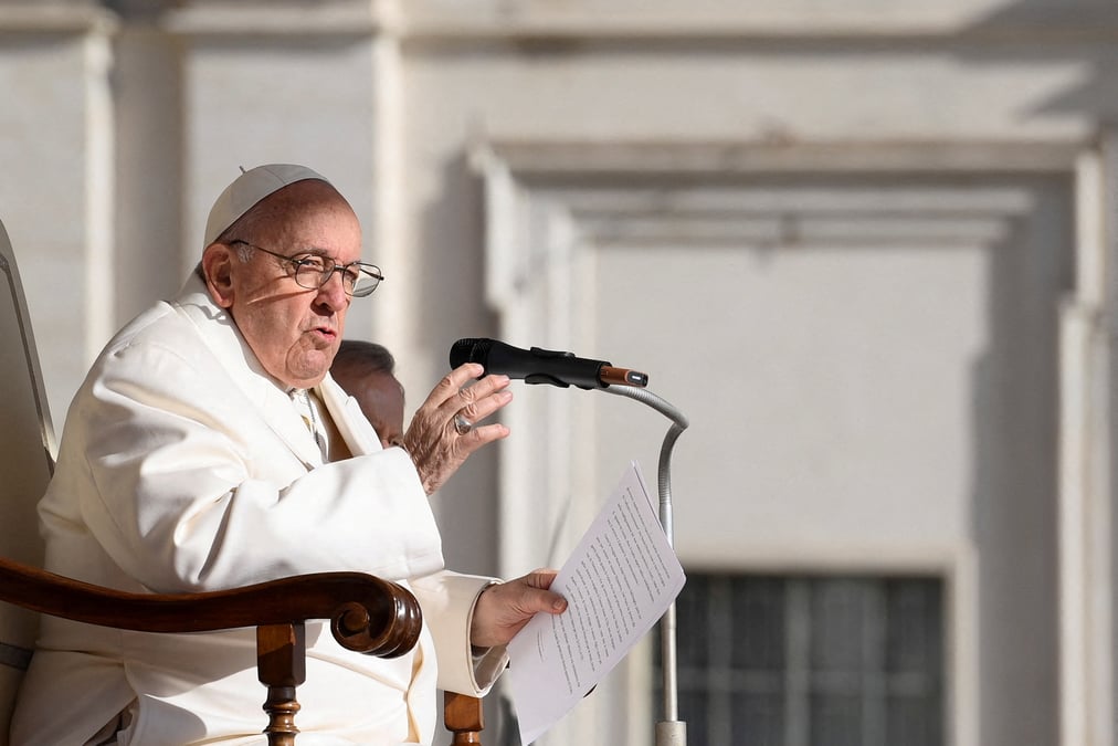 Le pape francois au vatican