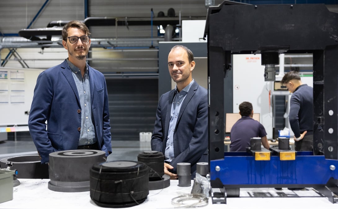 Yannick Beynet et Romain Epherre ont fondé Norimat, spécialisée dans les 'supers matériaux', en 2016.