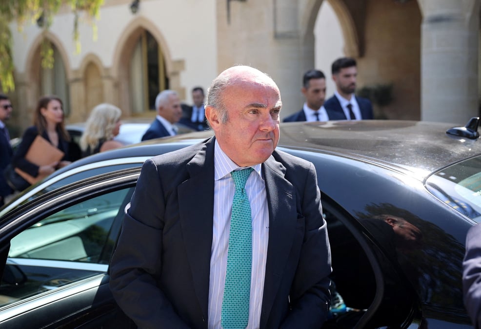 Le vice-president de la bce luis de guindos
