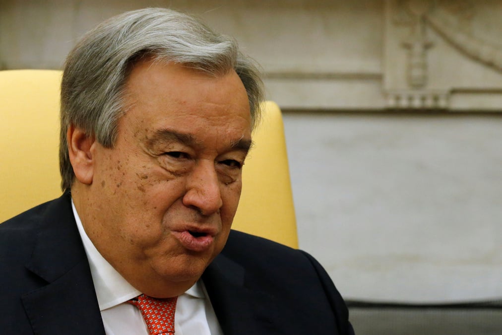 La lutte contre le rechauffement climatique pas en bonne voie, selon guterres
