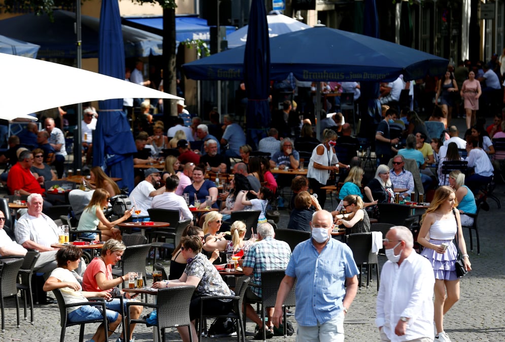 Coronavirus: le nombre de cas en allemagne depasse les 211.000