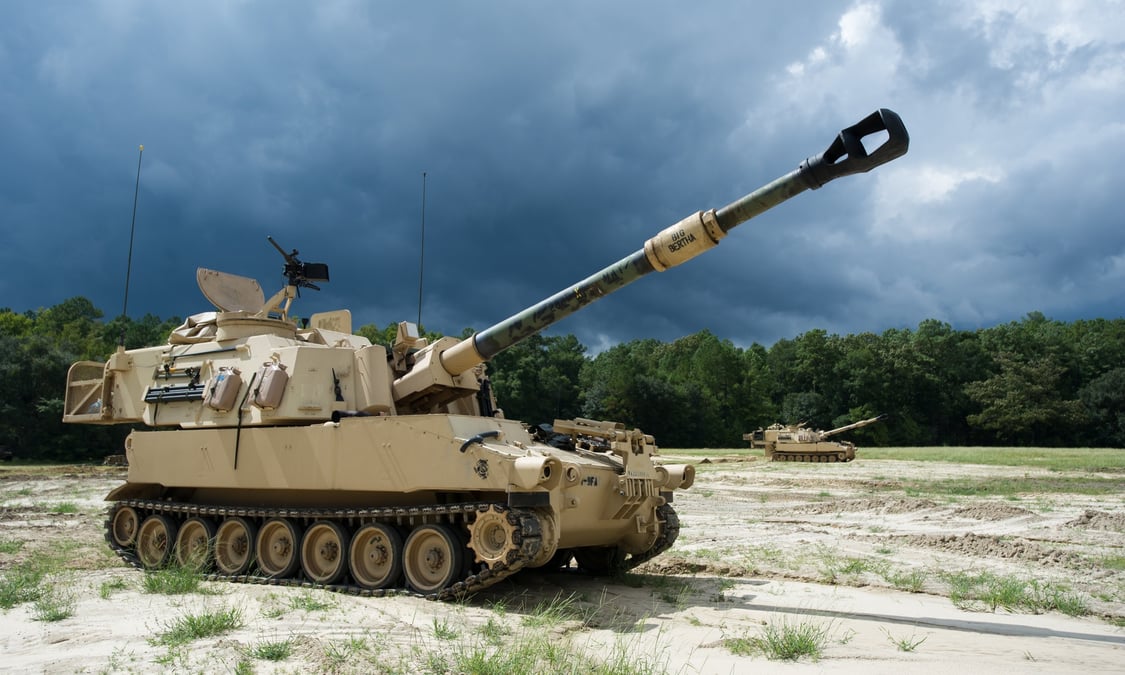 char M109A6, Canon automoteur de 155 millimètres