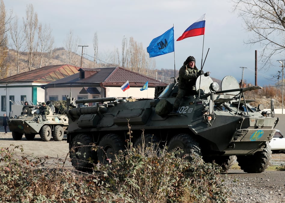 Incursion azerie dans une zone des casques bleus russes au haut-karabakh, selon moscou