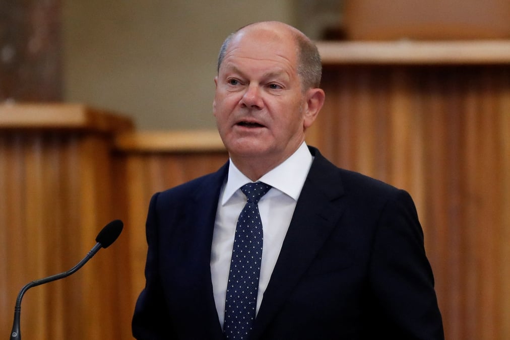 Union europeenne: scholz plaide pour la majorite plutot que l'unanimite sur la fiscalite et la diplomatie