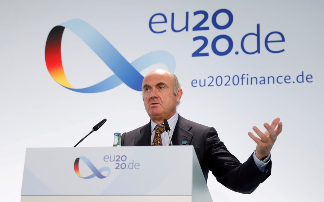 Photo d'archives : les ministres europeens des finances et de l'economie tiennent une reunion informelle a berlin